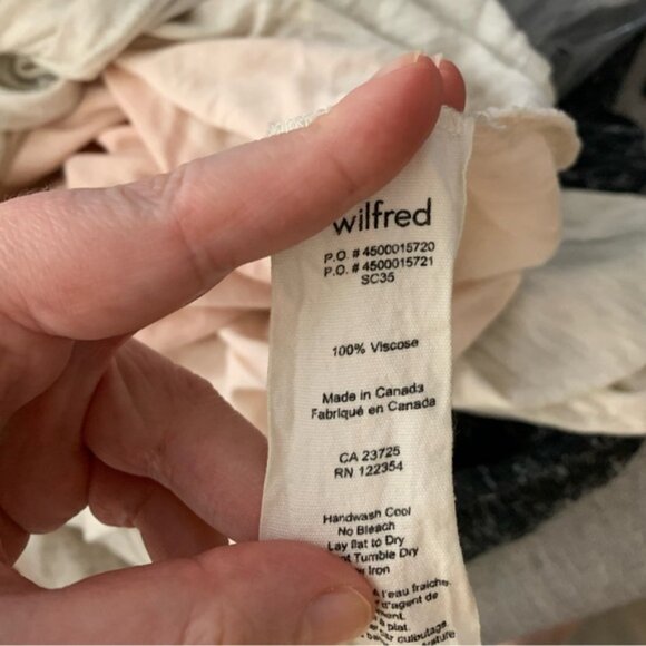 Aritzia Wilfred Women’s Tee T-shirt Short sleeve Cropped Flowy Boxy fit XS - Picture 11 of 16